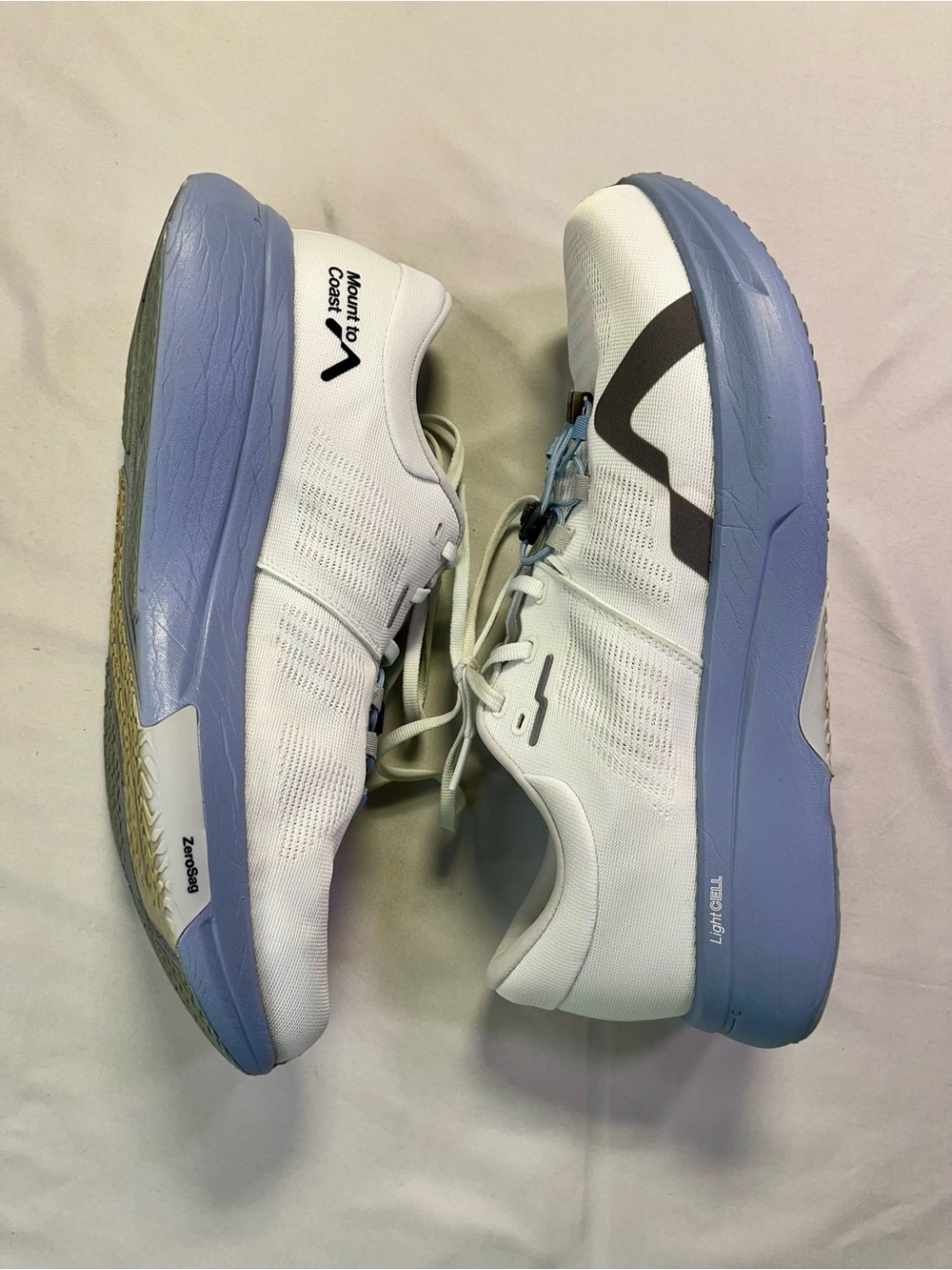 Free People Mount to Coast R1 Running Shoes Sneakers Twilight Blue White 11 - Picture 13 of 14